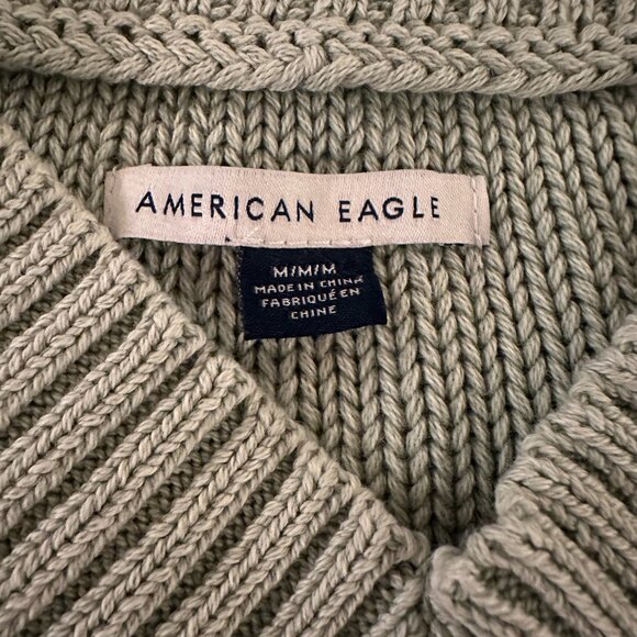 American Eagle Long Weekend V Neck Sweater - Picture 6 of 9